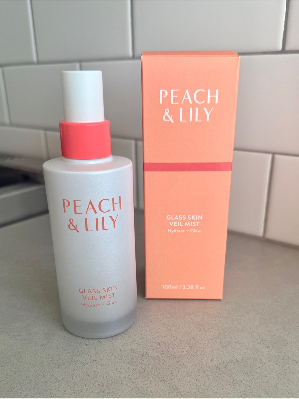 Peach & Lily Glass Skin Veil Mist Hydrating Setting Spray 3.38 oz
